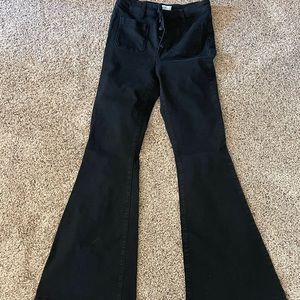 Cello Black Jeans Size 5 High Waisted Flare